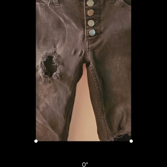 Free People High Waisted Ripped Skinny Jeans - Picture 3 of 8